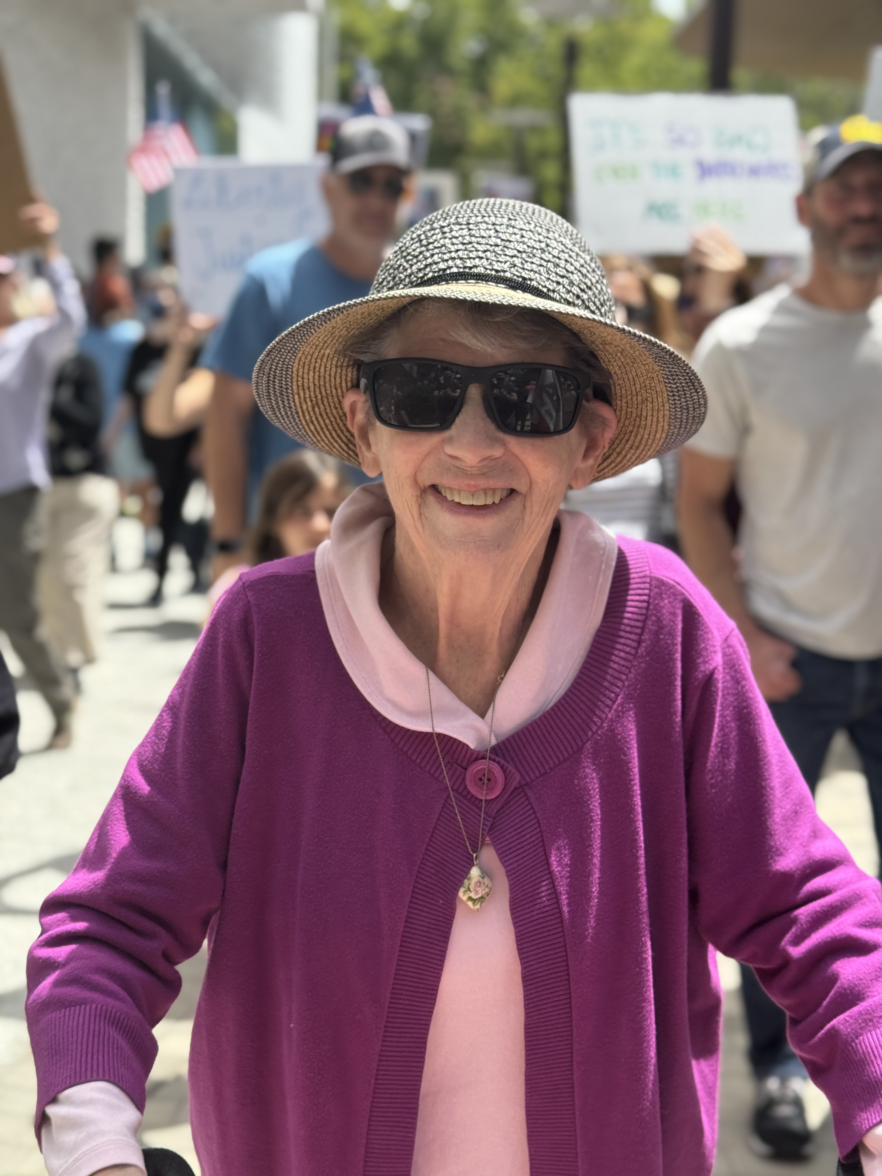 A client joining a community rally